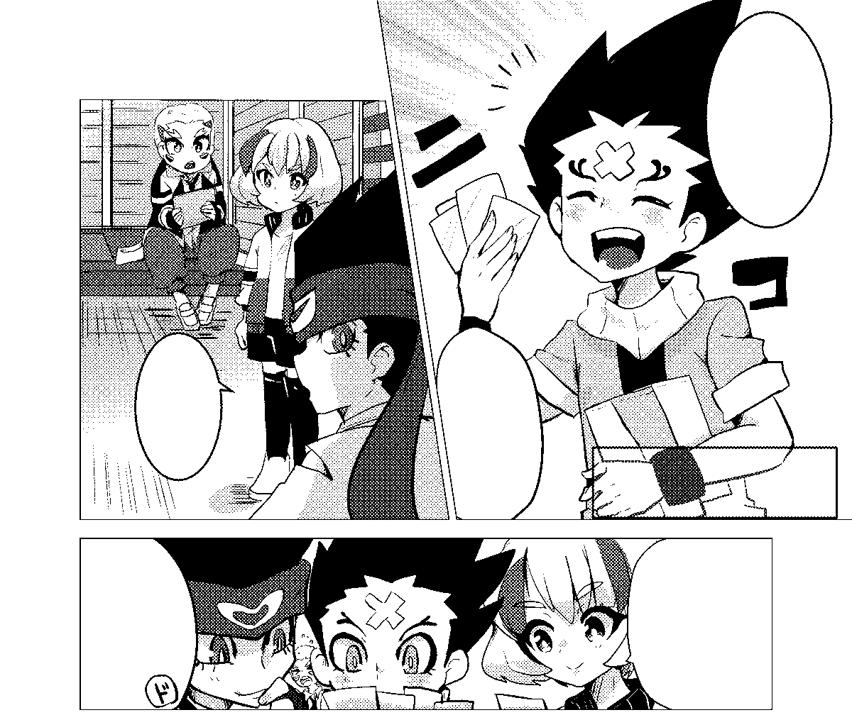 少し話が逸れましたが、こちらに寄稿しております!GTキャラをわちゃわちゃ描けて楽しかったです~!部分サンプルをば・・・https://t.co/kHtiglQ02G