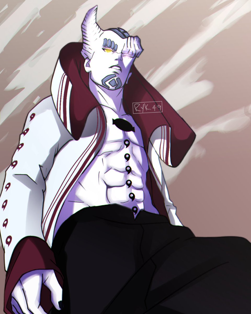 Ryyk49's tweet photo. #boruto51 #medibang #arte #Isshiki #otsutsuki https://t.co/HuudSmrSHY