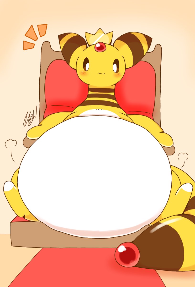 takisan_oekaki's tweet image. 王様デンリュウちゃん👑