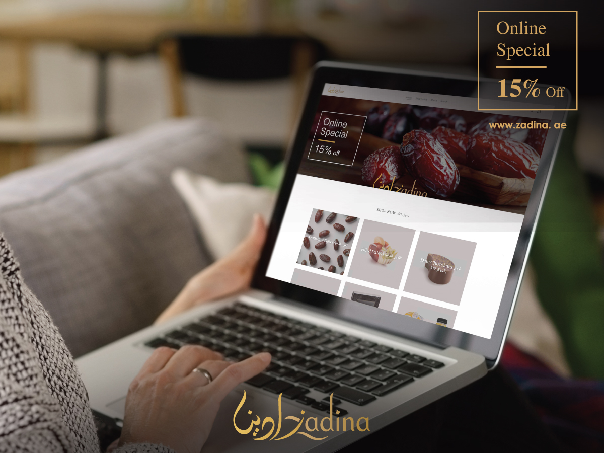 أحصل على خصم 15% على جميع تمورنا الفاخرة عند التسوق اونلاين من موقع زادينا الالكتروني
https://t.co/hmDEhY8RnZ
#ShopOnline #Zadina #ZadinaDates #ZadnaBoutiques #FineFood #LuxuriousDates #LuxuriousGifting #Luxury #Gourmet #MyDubai #InAbuDhabi #UAE https://t.co/GGRR2N37fy