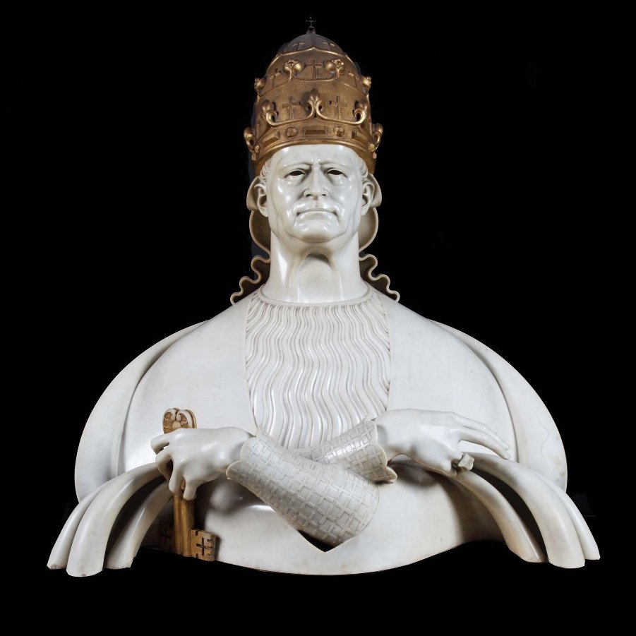 — "Pio XI (Pius XI)," by Adolfo Wildt, c. 1926