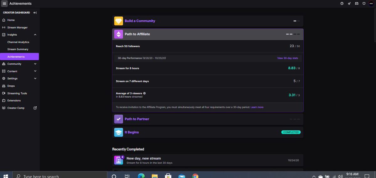 30Herc's tweet photo. I'm so close to hitting affiliate thank you everyone who has helped me get this far. Like I said my goal for the end of the year is to hit affiliate. #RoadToAffiliate  #PathToAffiliate  https://t.co/Rk7e4vkzwc https://t.co/JcpeBiinsG