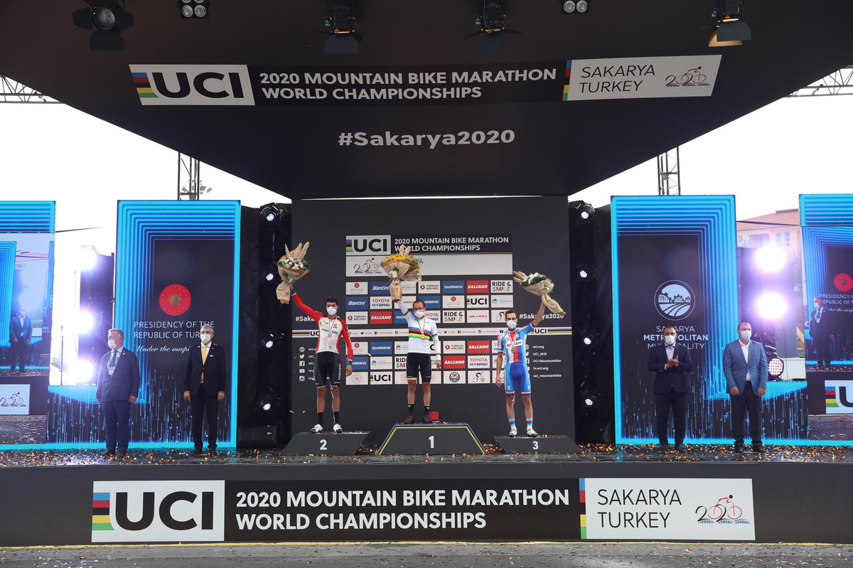 Men’s category winners and their medals 👀 🥇Hector Leonardo Páez Leon,🥈Tiago Ferreira, 🥉Martin Stosek! #Sakarya2020