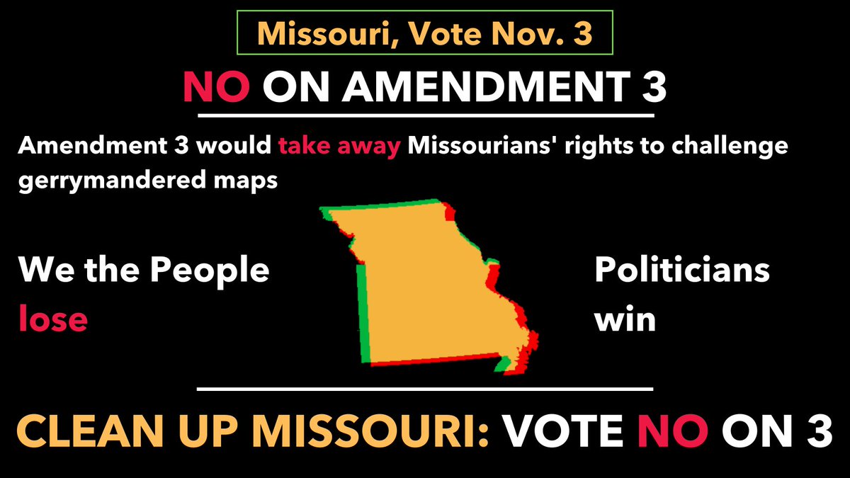If you believe in limited government, make legislators write a bill that does that. Amendment 3 does not. It would make Missouri the first state to have the power to stop counting children and non-voters for purposes of redistricting. 23/