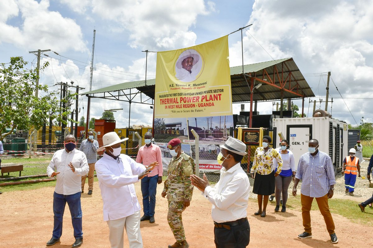 I also congratulate the management of Electro-Maxx led by  @patrickbitature, who have set up an 8MW thermal power plant in Arua. This will complement government's efforts to power the region and industrialise it. I thank you.