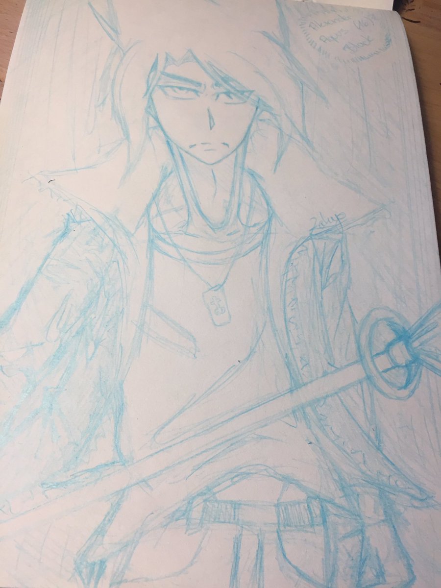 ZRagjis's tweet photo. Mir war langweilig und ich hatte nur nen blauen Stift...man kann zwar fast nichts erkennen aber ich hoffe, das man erraten kann wer es ist...
#fanart für @DrawinglikeaSir  leider hab ich kein Plan wie man sowas gescheit fotografiert demnach sieht’s halt aus... https://t.co/TE8jJCxzhQ