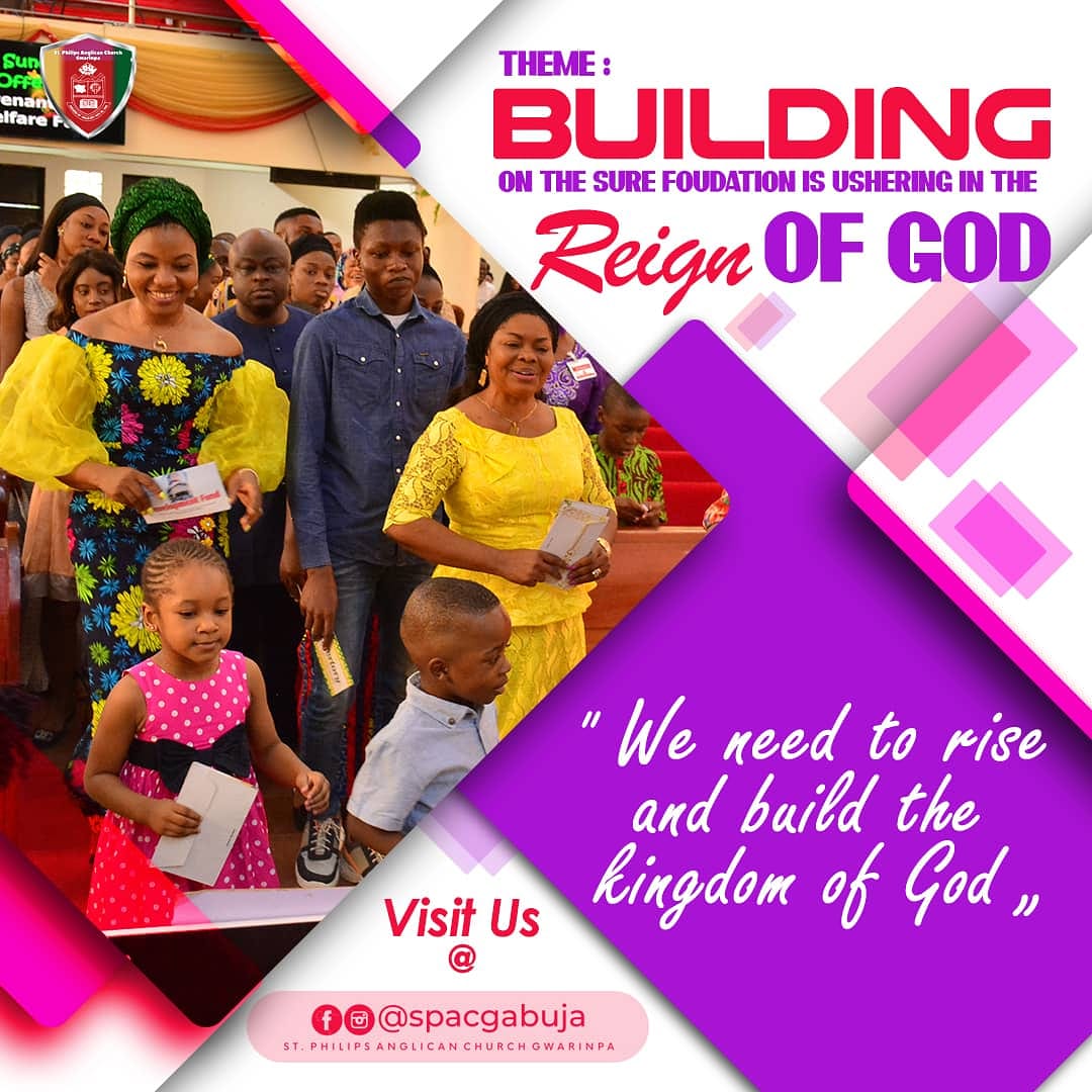 spacgabuja's tweet photo. God has blessed each of us with time, talents, and possessions &amp; wants us to use these gifts to further the work of the Church. 
All of us are needed to lead, teach, support &amp; participate. 
#anglicancommunion #anglicanchurch #sundayservice #worship #abujadiocese #spacg https://t.co/TOz8tUZz9L