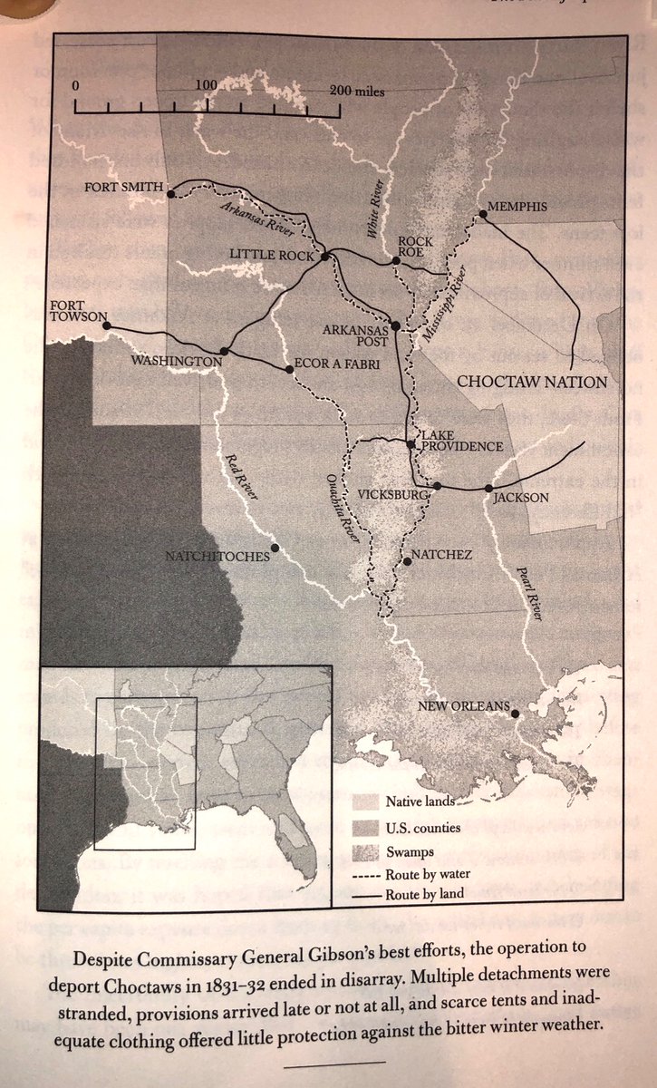 Mapping out American ethnic cleansing of the Choctaws, their chapter of the Trail of Tears: