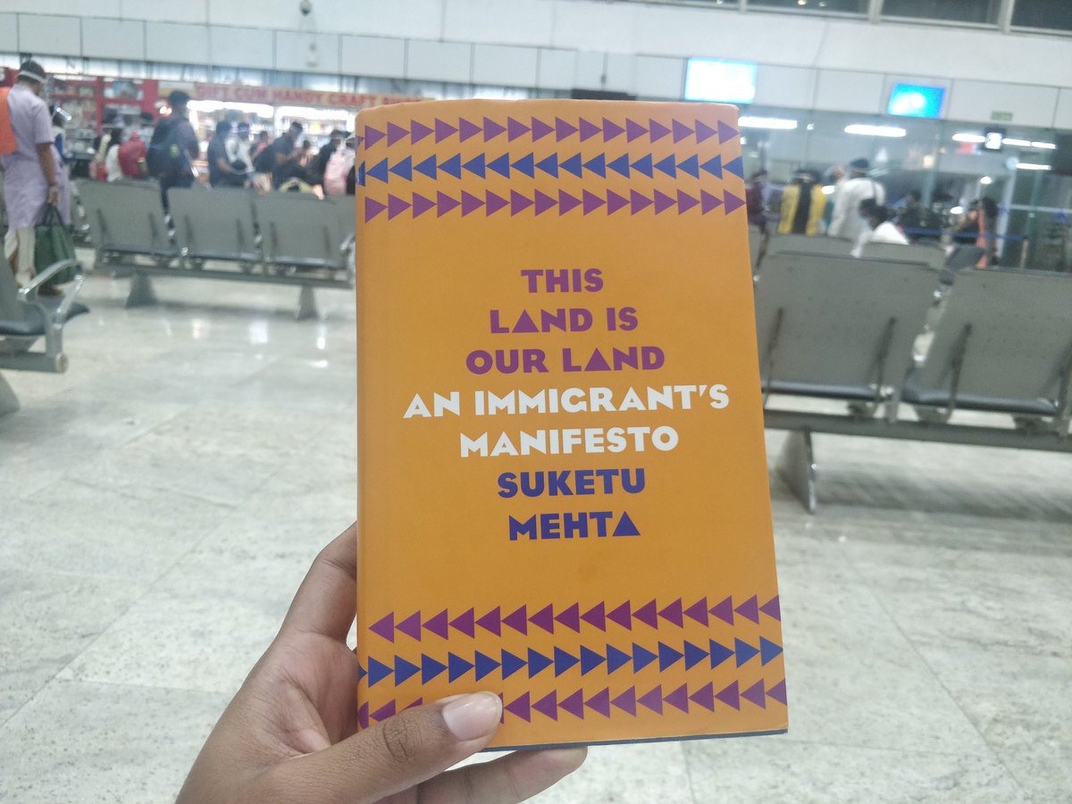 Powerful book. I think I like this one by Suketu Mehta more than Maximum City. The arguments are so compelling and very well developed. The line that will stay on with me is 'we are here because you were there'. #thislandisourland #animmigrantsmanifesto @suketumehta