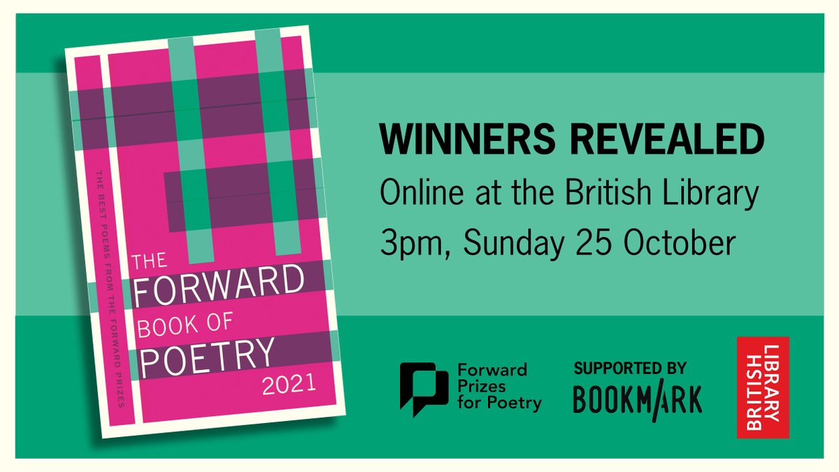 Everything in place and ready to go! The 2020 <a href="/ForwardPrizes/">Forward Prizes</a> sponsored by <a href="/BookmarkContent/">Bookmark Content</a> will be announced this online this afternoon at 3pm. Follow us for live updates bl.uk/events/forward…