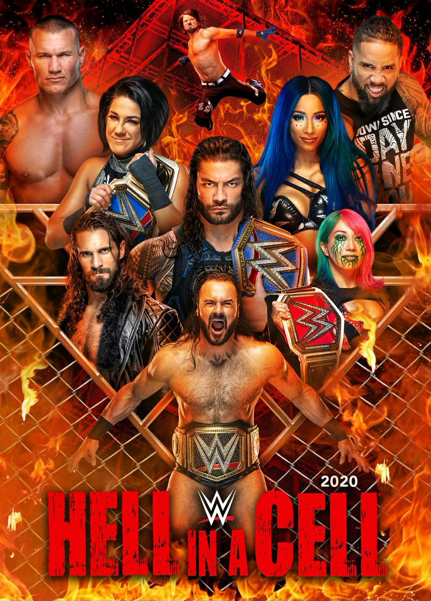 RampageASWTX's tweet photo. Who is watching a little "Hell In A Cell" tonight? There are a couple matches I think have the potential to be amazing so I am excited to see what Vince and the minds behind the WWE madness can deliver. https://t.co/KZfMlK9khi