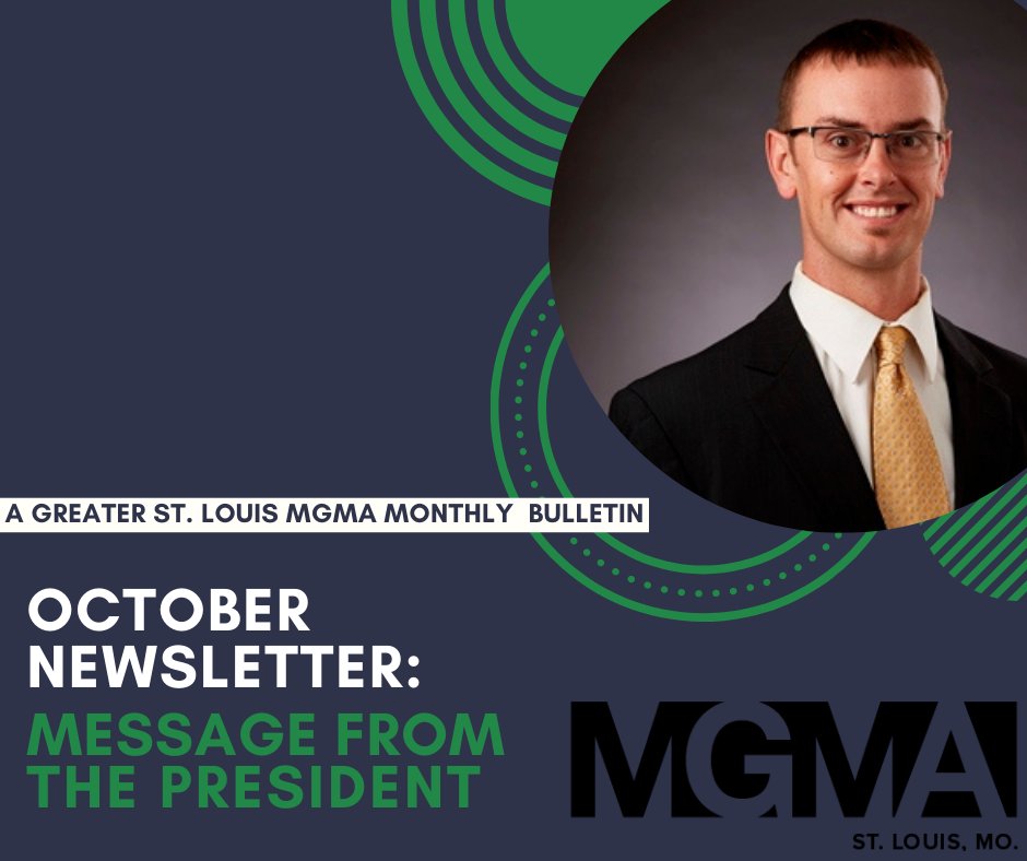 "As practice leaders, it is up to us to lead our employees through these trying times and Greater St. Louis MGMA is here to help...."

Read <a href="/STLMGMA/">Greater St. Louis MGMA</a> President Derrick Weisbrod's full message here:  ow.ly/ZtNd50C1y8G