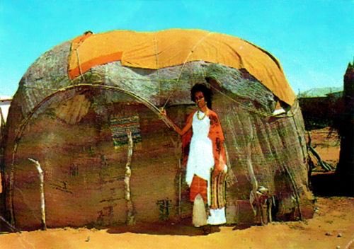 Somali Craftwork thread  This thread is on one of most important pieces of Somali craftwork; the building of the collapsable nomadic hut. For nomads who travel with seasons, homes need to be quick to build and quick to dismantle and load onto the camels they keep.