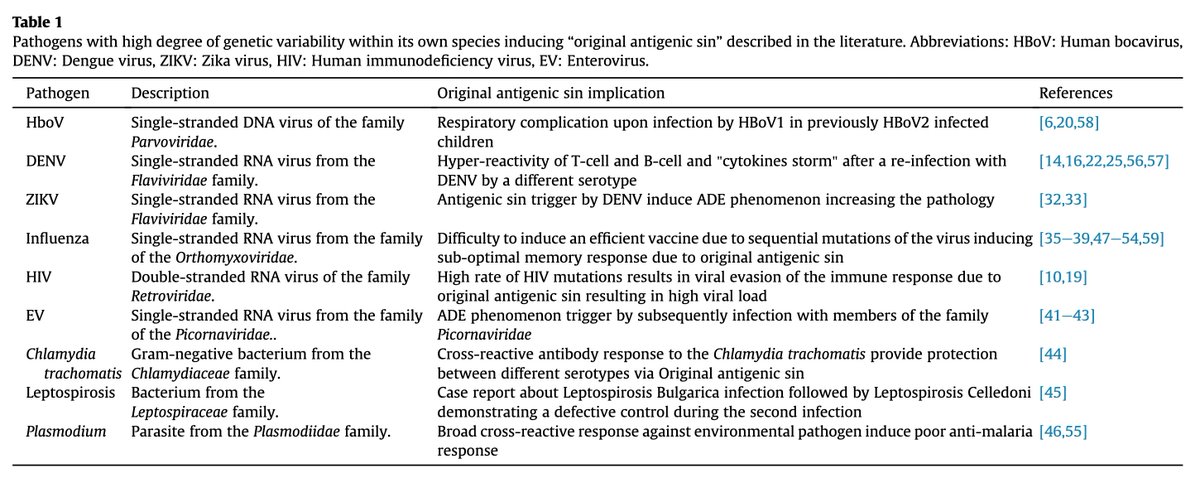 12/OAS and ADE are seen in some (e.g. Zika), but not all (e.g. yellow fever) flaviviruses.Why not yellow fever? It has just one serotype!These phenomena have also been described in other viruses (e.g. HIV) and even bacteria (e.g. malaria). https://pubmed.ncbi.nlm.nih.gov/28479213/ 