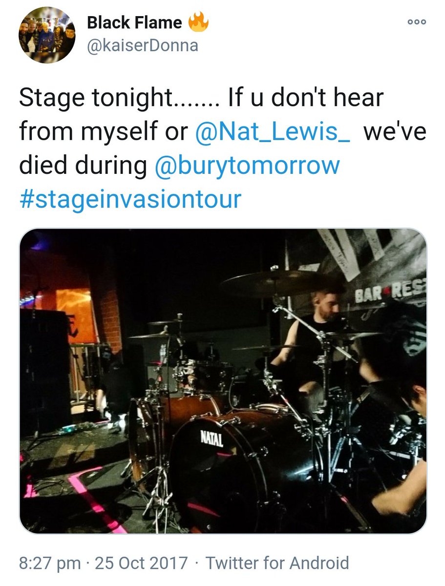 kaiserDonna's tweet photo. Mind the time when the pits were brutal, stage invasions happened every night & stages were this small. Plus when someone could crowdsurf round the room, out the fire exit door & back in again ๐ ๐ค๐ผ @burytomorrow #stageinvasiontour https://t.co/EPc4IXNhbB
