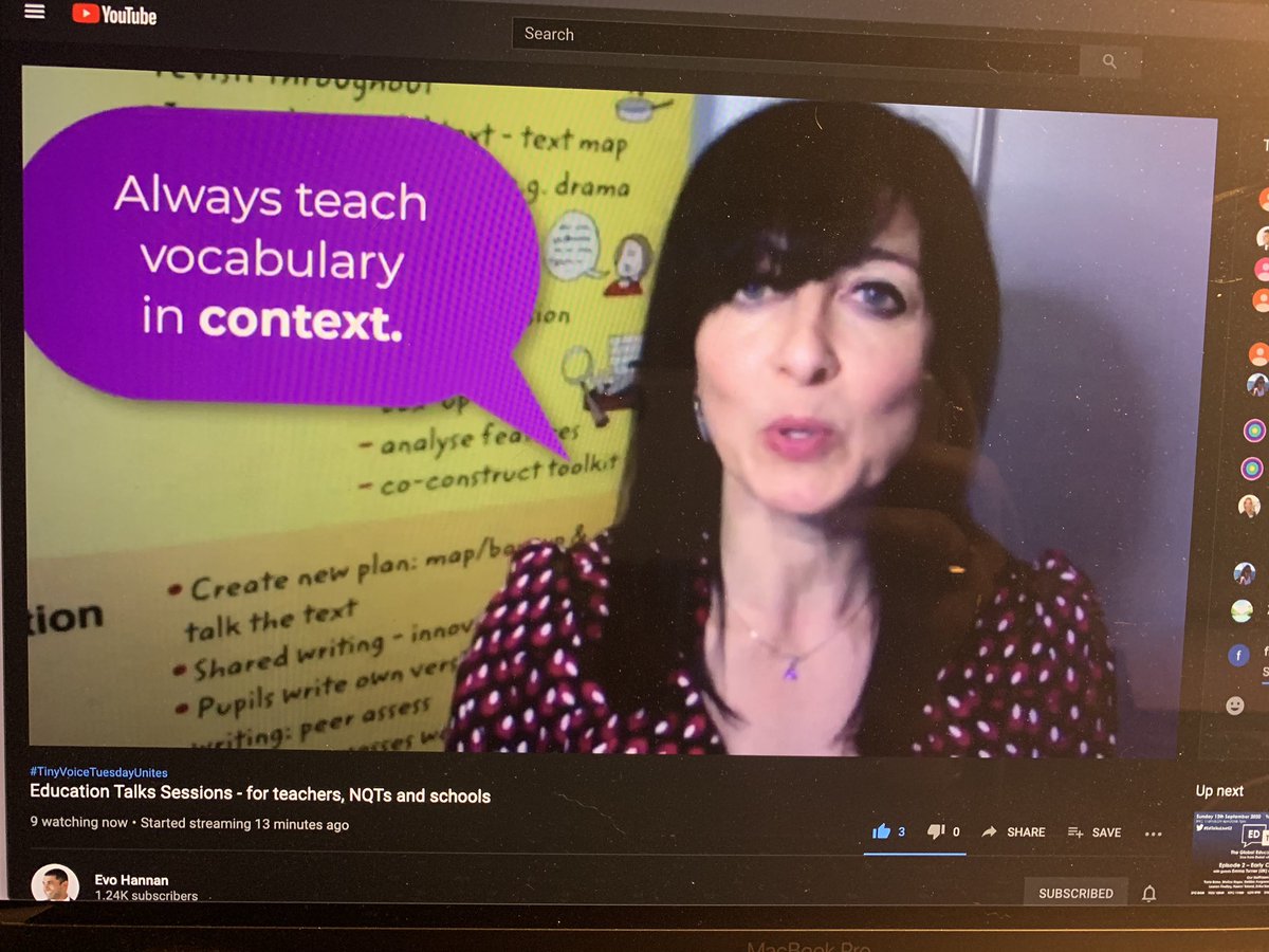 ISTEglobalPLN's tweet photo. “First, choose the words you want to teach.” -@Infeducation
Yes! Intention and planning so essential!
Thanks @EvoHannan @Toriaclaire for this #EdTalksSessions!
Watch now on @EdSpaceLive ↔️ https://t.co/iSCmTFP6Dl https://t.co/dv7Na5oqlH