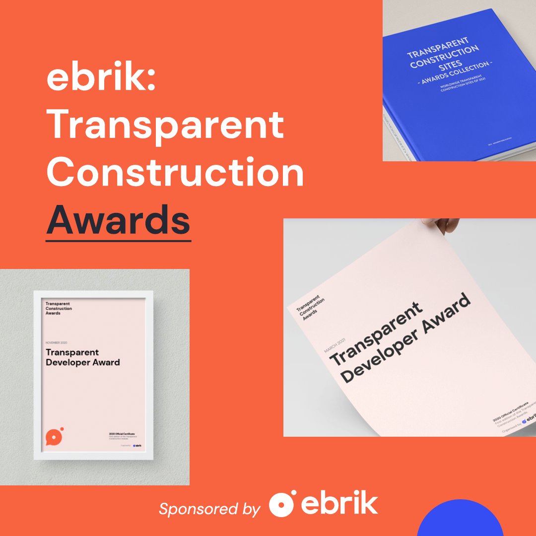 eBrikBuild's tweet photo. We want to recognise YOU! Our #Transparent Construction Awards amplify those who are paving the way for #innovation in construction. If you have an ongoing boundary-pushing #construction project or a recent one, we’d love to hear from you: https://t.co/YnBVMGNMX7 https://t.co/WchJVJpqO2