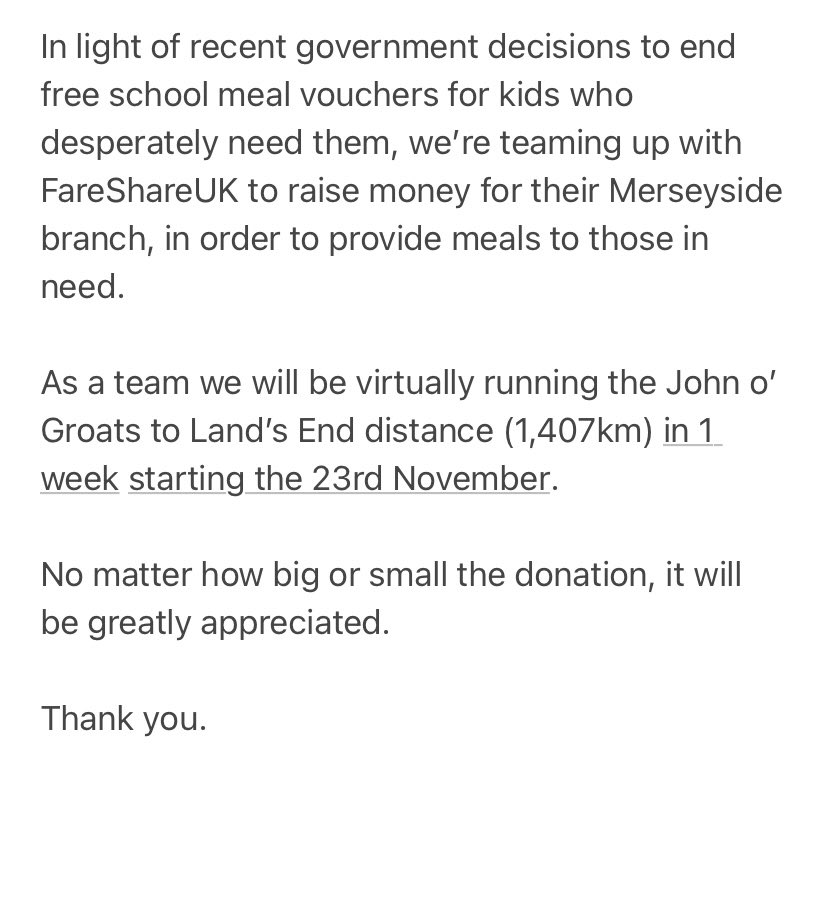 Please RT and donate if you can👍🏻 justgiving.com/fundraising/to… #ENDCHILDFOODPOVERTY <a href="/MarcusRashford/">MR14</a>