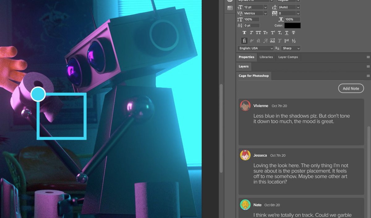 cageapp's tweet photo. "The Cage plugin for Photoshop offers a solution for file collaboration and project workflow inside Photoshop will revolutionize creative workflow for teams big andย small..."
See what all the buzz is about! Try it for free! #adobemax #psplugins
https://t.co/vjLx7602kd https://t.co/YpBc8jr9So
