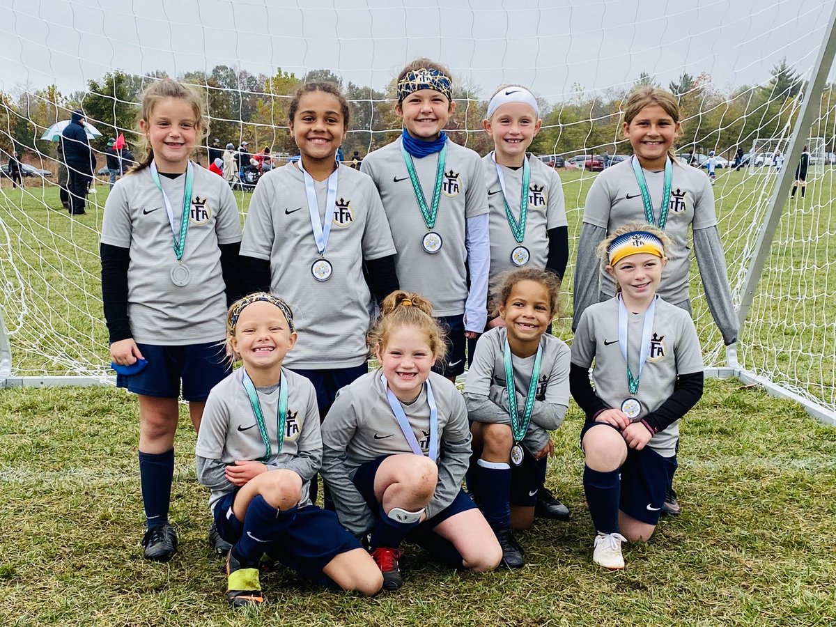 ElizabethCullu4's tweet photo. Way to go TFA G12 Elite! Champs at the Fall City Festi-Ville Tournament! Played a division up and still killed it! Such a fun group of girls and parents!! #TFAon3 #TFAG12Elite @TFA_Cincinnati https://t.co/SECWQX7Th0