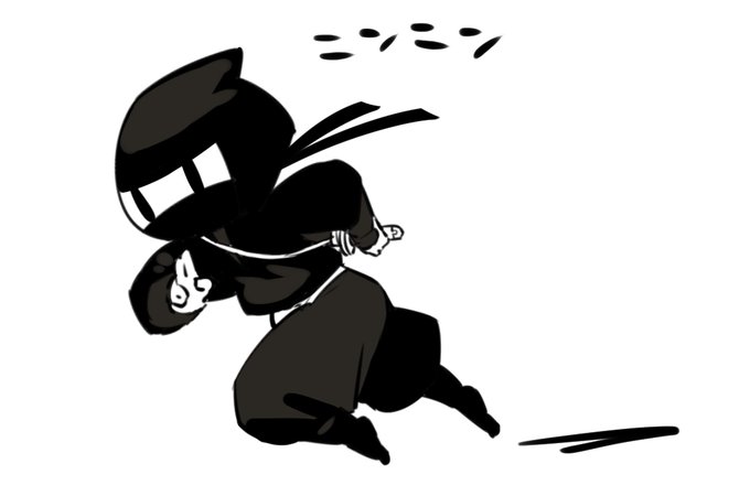 忍者走りのtwitterイラスト検索結果 古い順