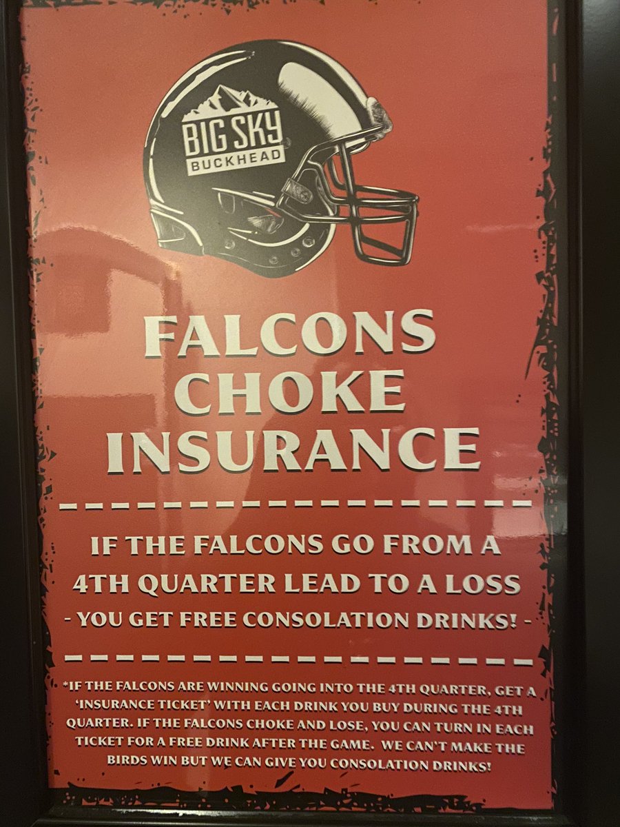 dshears's tweet photo. Shout out  to big sky and the Falcons for my free drinks https://t.co/kWgWhdYrO4