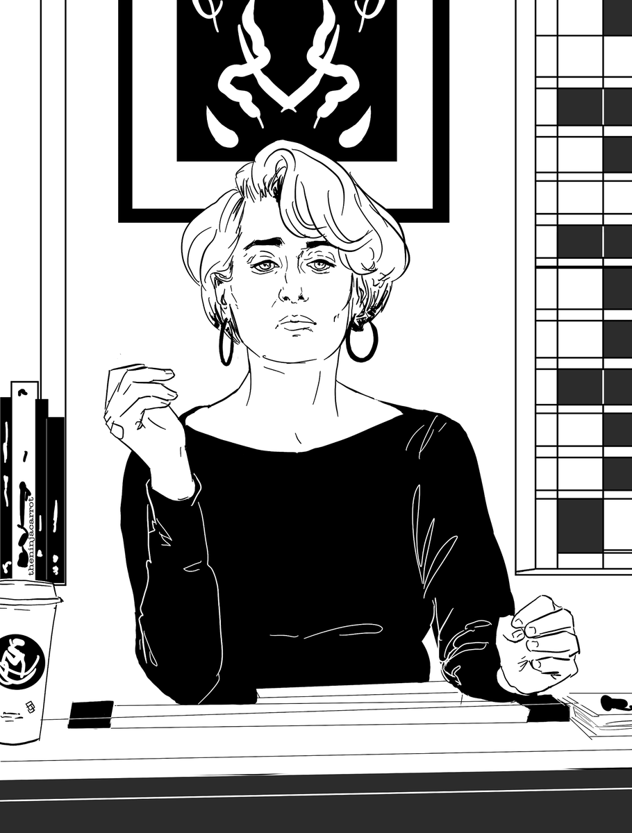 A drawing? For my birthday? Groundbreaking. #mirandapriestly #thedevilwearsprada 