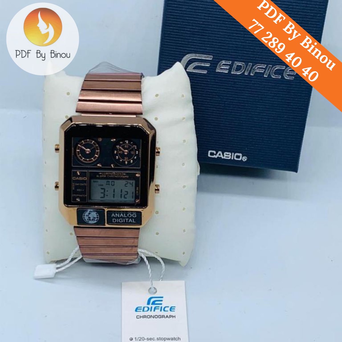 paradisDfemmes's tweet photo. Nos montres ÉDIFICE en analogue sont à 15000 F CFA.
Disponibles en stock
Livraison immédiate 

Whatsapp 772894040
————————————
#pdfbybinou #pdfshopping #montre #accessoires #homme #jewelry #modehomme #dakarsenegal #senegal🇸🇳 #hommestyle #chic #men #menstyle #menfashion #menswear https://t.co/cKbgx2lKXJ