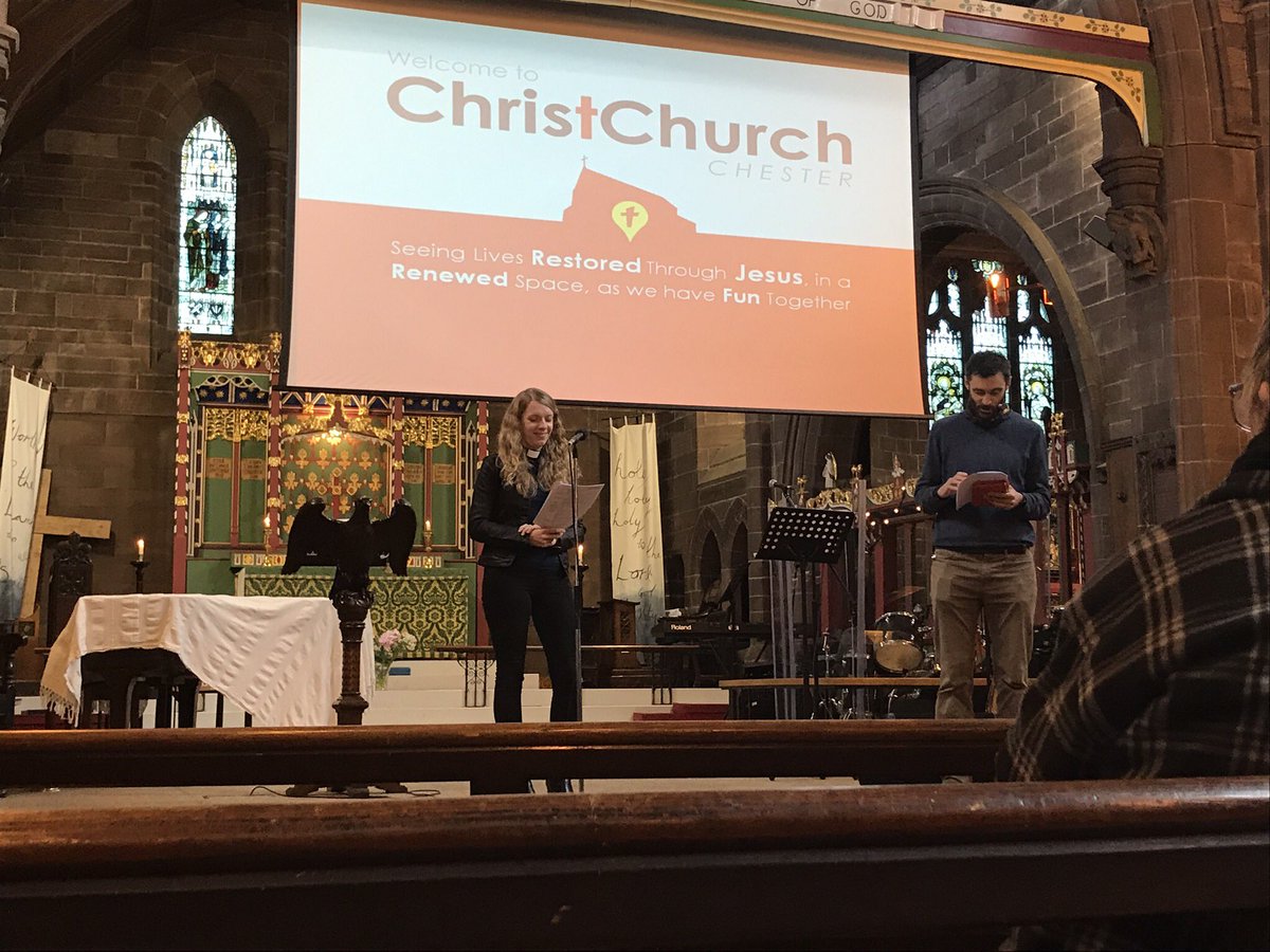 It was a delight to be <a href="/ChChChester/">ChristChurchChester</a> @_glshaw with <a href="/Anna_Leyden/">Anna Leyden</a> post-ordination. As she said: in the times when things are not as they should be we must recall the gospel with especial clarity; Jesus came to a world that wasn’t as it should be with love, compassion, &amp; grace #jesus