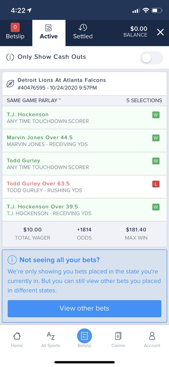 pmatsook's tweet photo. @FDSportsbook how about this for a bad beat? https://t.co/1N0bseVGRX