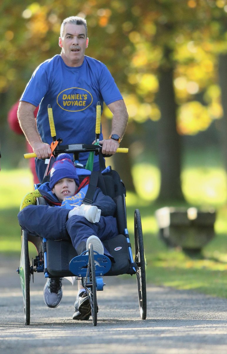 Daniel on his way to completing his 4th Marathon today#lovemyboy