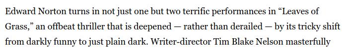 demeco_project's tweet image. I can&apos;t stop reading the &quot;tricky shift&quot; observed here as a meta-comment at the formal operations involved in linking &quot;darkly funny&quot; to &quot;plain dark&quot; via some sort of coercion mechanism. 
#coercion #formalSemantics