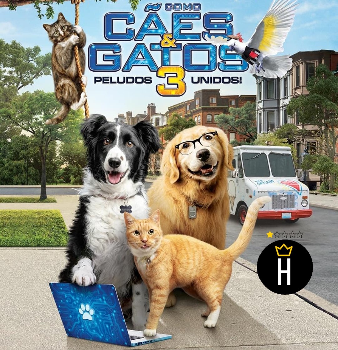 meuhype's tweet photo. "De surpresa, continuação de "Como Cães e Gatos" é lançada com poucos atrativos, é bobo até para as crianças"  
🐶🐱 Vem ler nossas impressões no #MeuHype👉(https://t.co/LIVt7ownth)
#ComoCãesEGatos3 #CatsAndDogs3
#Cinema #EmCartaz #Infantil https://t.co/v8IVgmTp2r