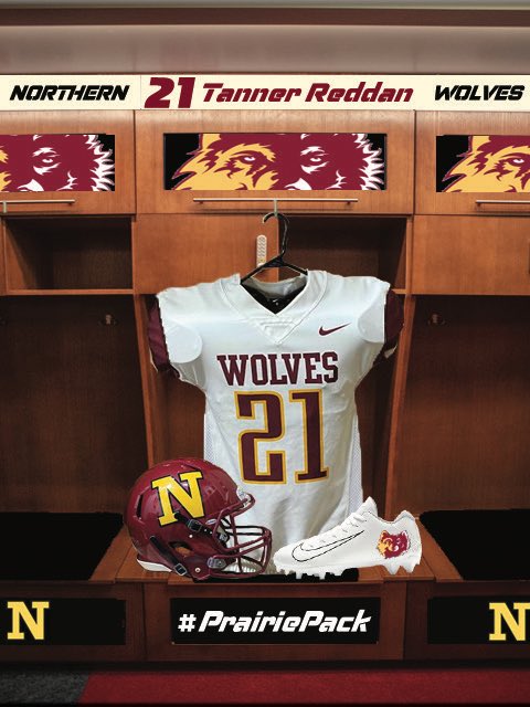 ReddanTanner's tweet photo. Blessed to say I have received an offer to play football at Northern State University! Huge thanks to @NSUCoachSchmidt, @jakeiery42 and @NSUWolves_FB staff for the opportunity! @GoValorFootball https://t.co/vwxk4CkqiH