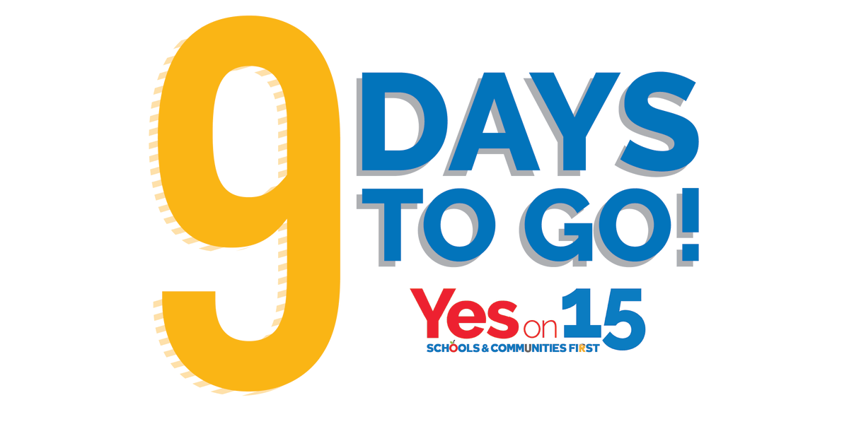 Yes on Prop 15! (Schools & Communities First) tweet media