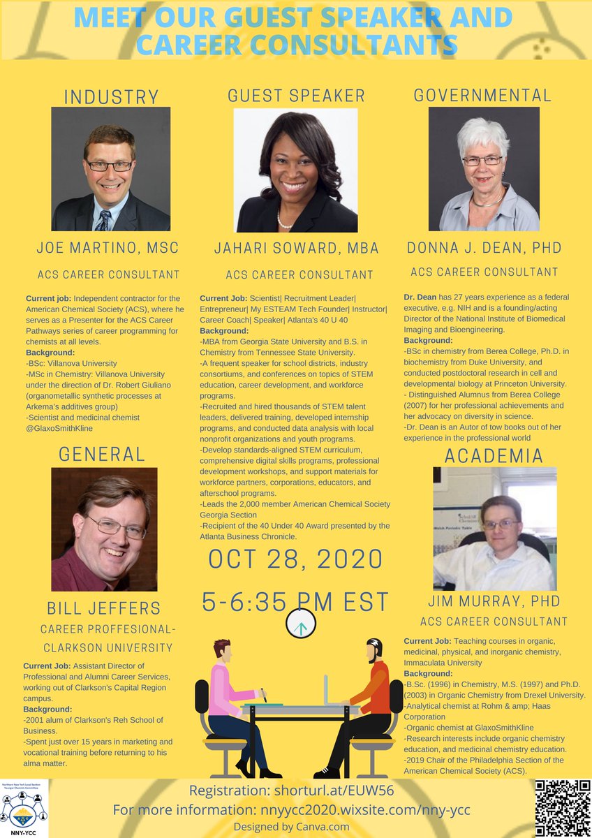 YccNny's tweet photo. An interview is a critical part of job landing; in this workshop, we will focus on the best practices of interviewing for jobs in industry, academia, government and others.
To register, use the link below or scan the QR code. Looking forward to seeing you!
https://t.co/72brOryTX7 https://t.co/nSTltrerFP