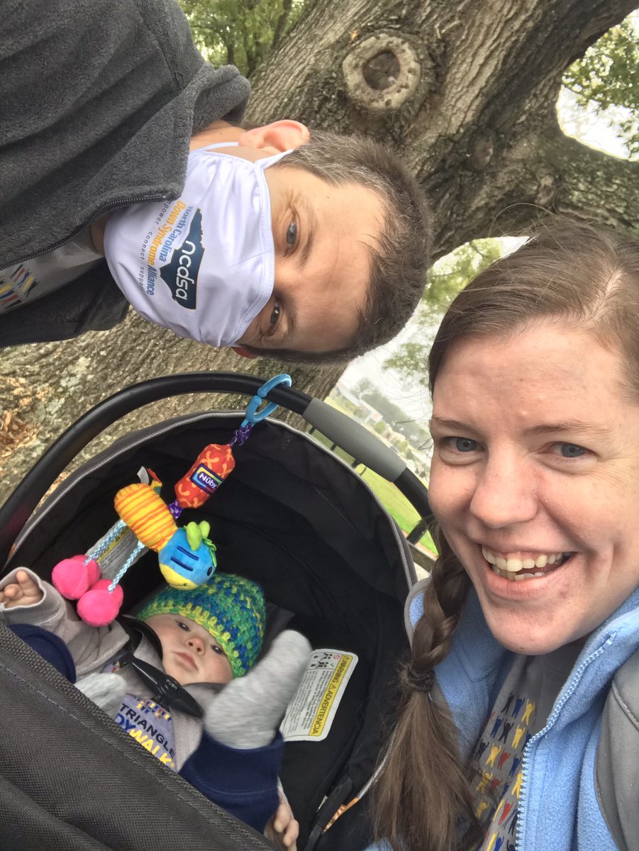 TriBizTech's tweet photo. Rain couldn’t stop #TeamHenryBears! Walking for @NCDSAlliance #TBW2020 https://t.co/OxdTPXK2FO