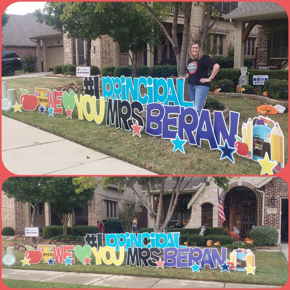 This morning I found a wonderful surprise in my front yard. I am truly blessed to have the most amazing students, parents, and staff. I love my Boals Family and I am honored to be your principal!@Boals_Frisco @Boals_PTA