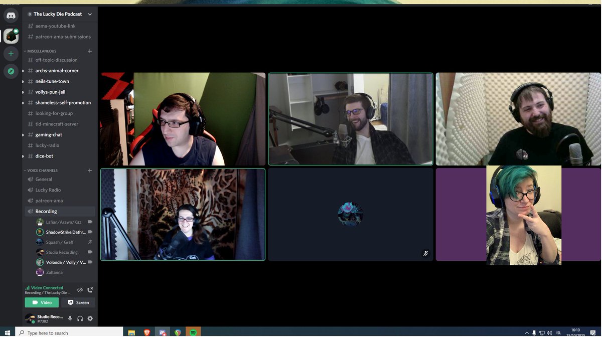 Fuck yeah, we're recording again and we TOTALLY fixed all the cameras, no photo editing has happened here. None, at, all.