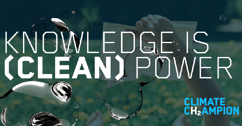 CLIMATECH2AMP's tweet photo. Hey #TeacherTwitter – Want to show your students the power of #CleanEnergy? Check out our online crash course 🌟 📘