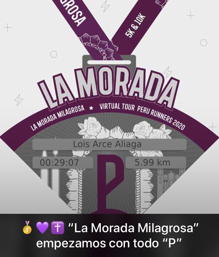 Whitedove9323's tweet image. #PeruRunners #LaMoradaMilagrosa