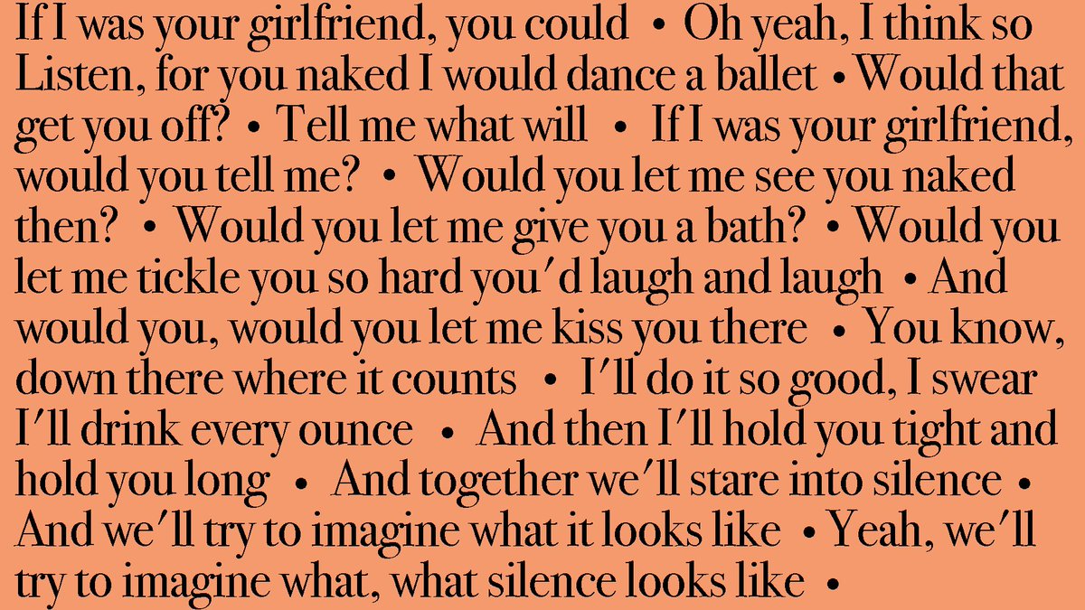 This intimacy is not physical or sexual, it’s more powerful than that.He runs thru a list of suggestive things — undressing & seeing her naked which she’d have no hesitation about were he her GF. But because he is not her GF, she is less open about doing these things &