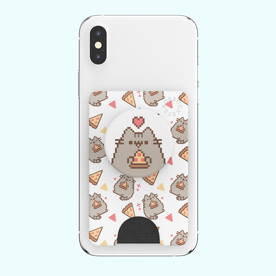 Pusheen's tweet photo. Never leave the house without your essentials again, thanks to the #Pusheen #PopWallet! 🍕📱💳 https://t.co/mu0Bv6YEom https://t.co/nEHtfQ4uu6