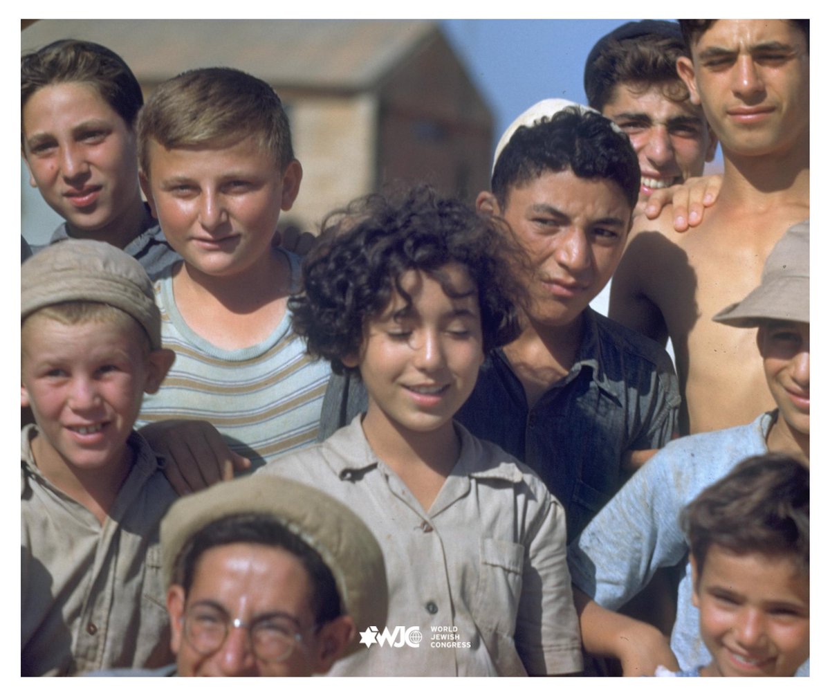 On Aliyah Day, we honor those countless immigrants who came to Israel from all over the world and helped shape the country to become what it is today. Happy Yom HaAliyah! 🇮🇱 

Photo: Israel, 1950; children at a youth aliyah camp; Seymour Katcoff, Government Press Office