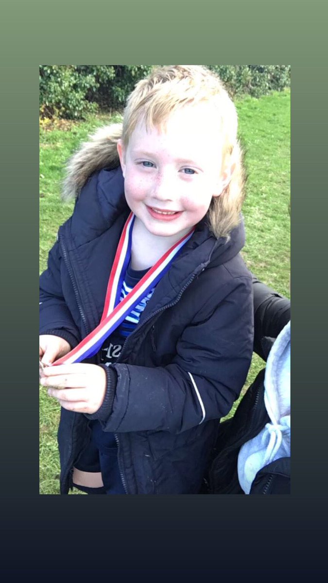 Rae_Mackay's tweet photo. You’ll always be mummy’s man of the match but today you worked hard and got that medal🥇💙💪🏻⚽️ #sundaymatches #u7s #footballsunday #manofthematch https://t.co/GxKQxYX4db