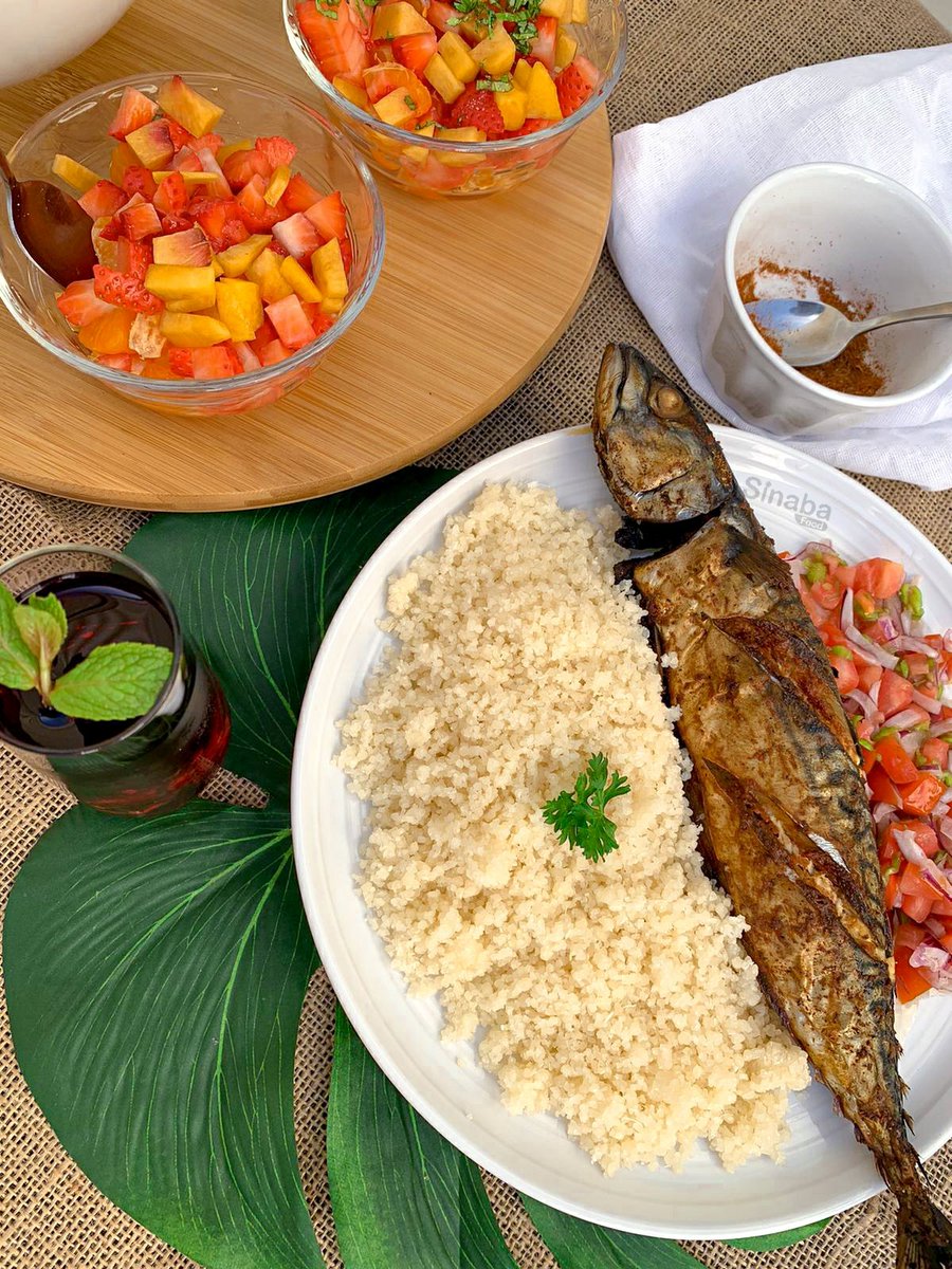 🇺🇸My stomach just started a relationship with this plate 🥰
 G❤️💛GLE
🐟"Mackerel SinabaFood"
🍷"Hibiscus Juice SinabaFood"
🍓" fruit salad SinabaFood"
sinabafood.com
🇨🇮Le bonheur 🤩
 G❤️💛GLE
🐟"Maquereau SinabaFood"
🍷"Bissap SinabaFood"
🍓"Salade de fruits SinabaFood"