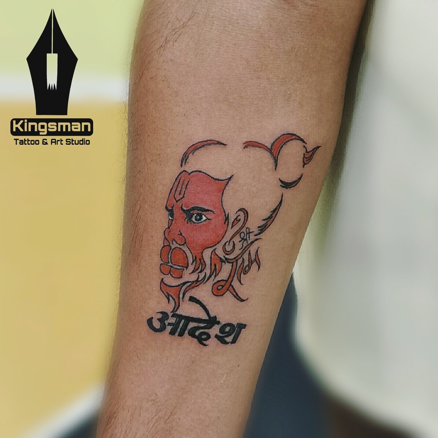Hanuman .. 🙏🙏🙏 custom tattoo designs ....Hanuman represents unshakable  faith and devotion in its purest form. Hence, Hanuman is hailed for… |  Instagram
