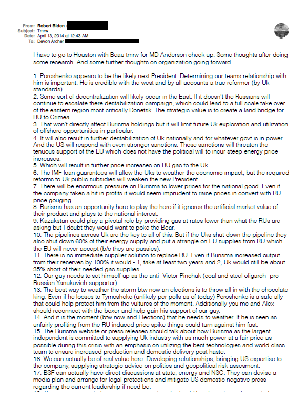 Here is an email where the son of VP Biden tells his partner to buy a burner phone from 7/11 or CVS while outlining his plans for the Ukraine
'The contract should begin now - not after the upcoming visit of my guy'
Tells Devon to get in touch with Navy SEALS (Little Creek) https://t.co/cDN33XH2bq