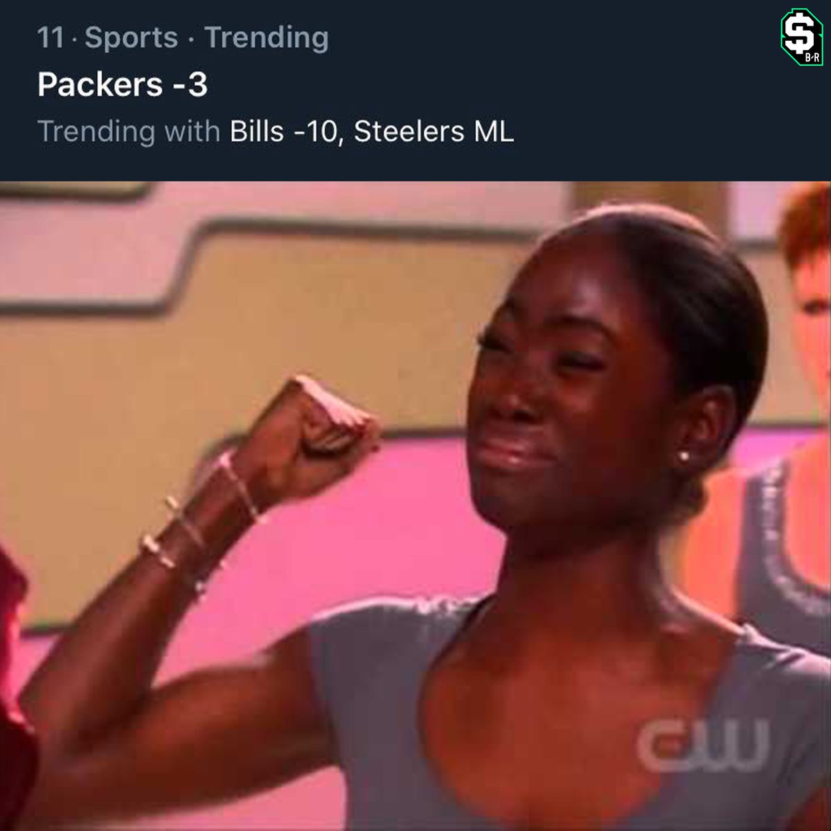 br_betting's tweet image. *Sees Packers -3 trending*
