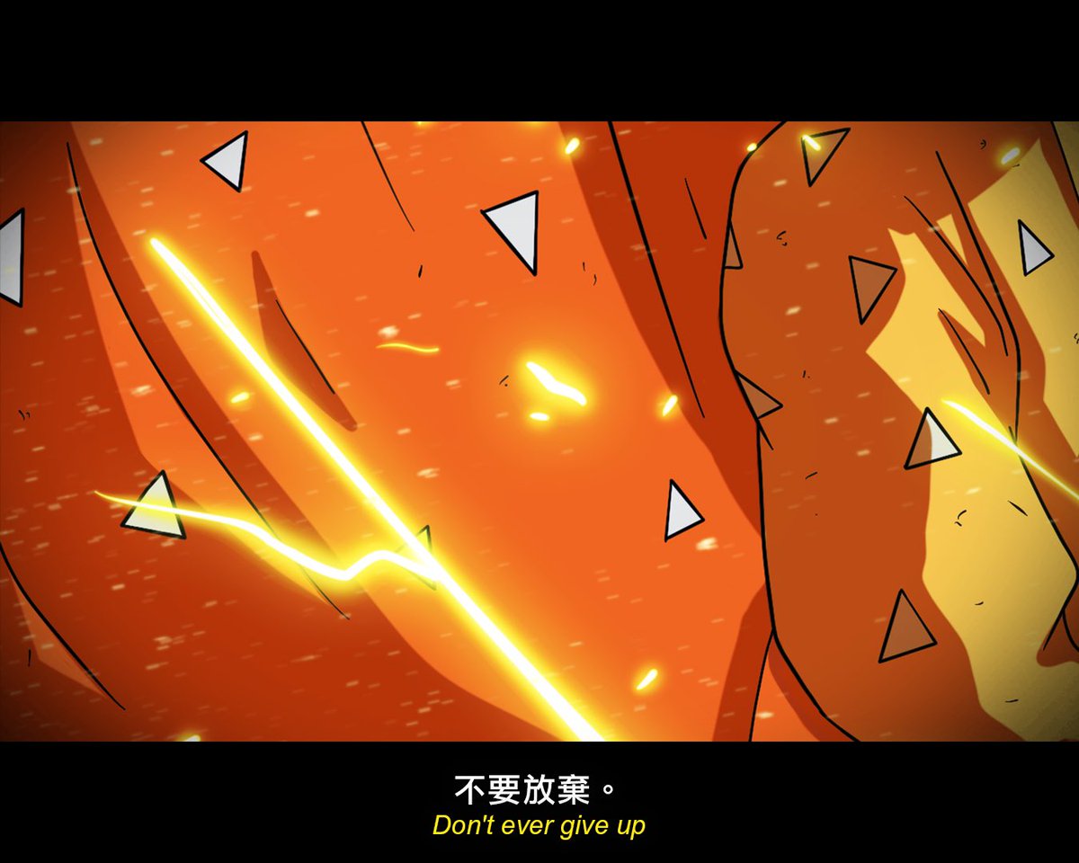 HeungShinghk's tweet photo. 「不要放棄。即使痛苦，即使難受，都不要想著逃往輕鬆的路。」‘Don‘t ever give up. Even if it's painful, even if it's agonizing, don't try to take the easy way out.' https://t.co/AXx3wAvyYq